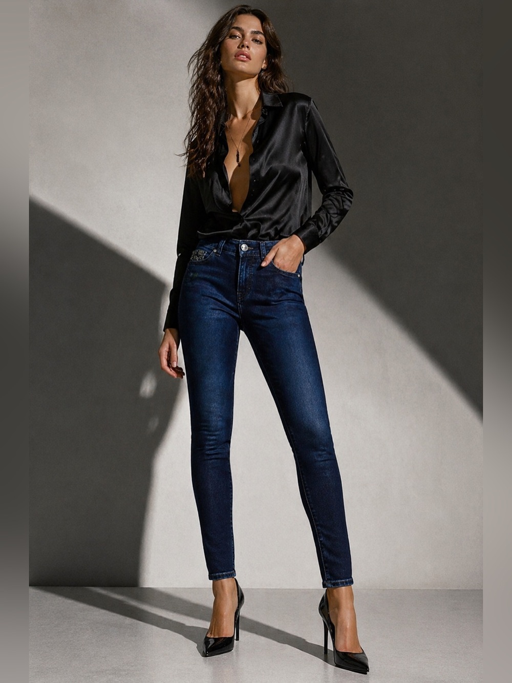 Seven skinny studded back jeans leggings 25
